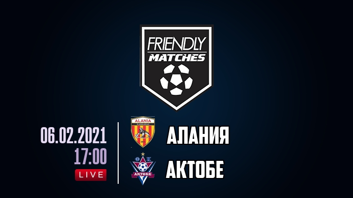 Алания — Актобе, смотреть онлайн 6 февраля 2021