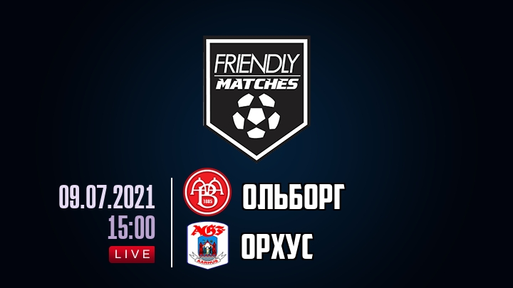 Ольборг — Орхус, смотреть онлайн 9 июля 2021
