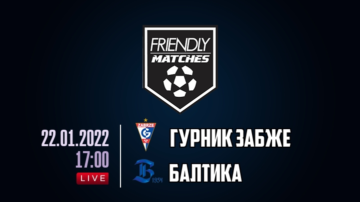 Гурник Забже — Балтика, смотреть онлайн 22 января 2022