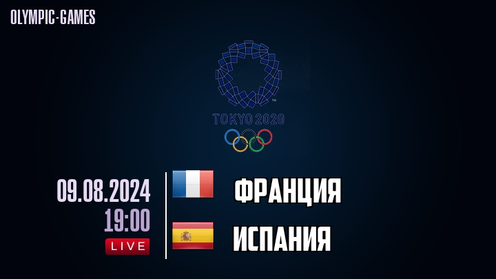 Франция - Испания - смотреть онлайн 9 августа 2024