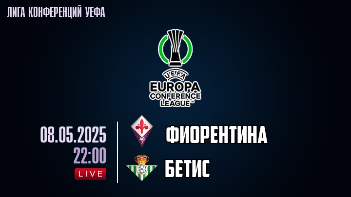 Фиорентина — Бетис, смотреть онлайн 8 мая 2025