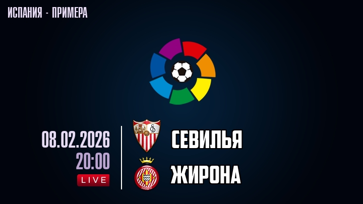 Севилья — Жирона, смотреть онлайн 8 февраля 2026