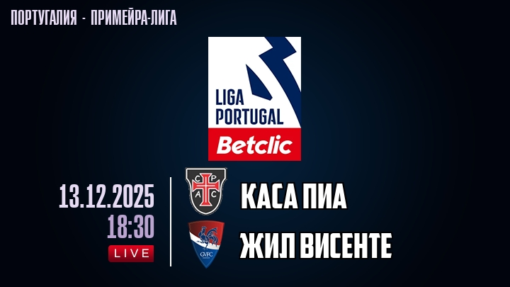 Каса Пиа — Жил Висенте, смотреть онлайн 13 декабря 2025