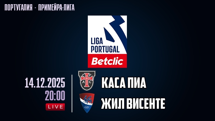Каса Пиа — Жил Висенте, смотреть онлайн 14 декабря 2025