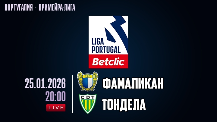 Фамаликан — Тондела, смотреть онлайн 25 января 2026