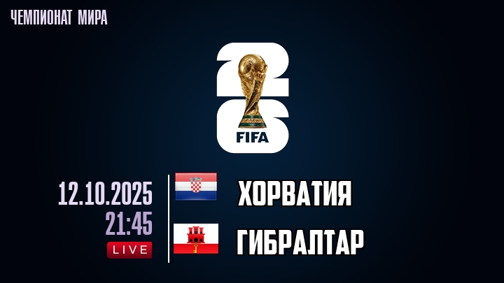 Хорватия — Гибралтар, прогноз матча от 12 октября 2025