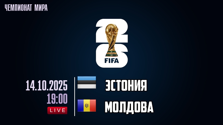 Эстония — Молдова, прогноз матча от 14 октября 2025