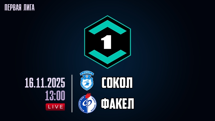 Сокол — Факел, смотреть онлайн 16 ноября 2025