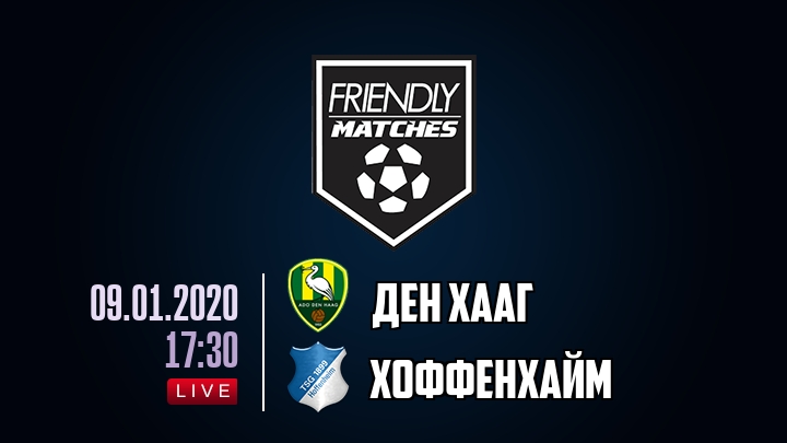 Ден Хааг — Хоффенхайм, смотреть онлайн 9 января 2020