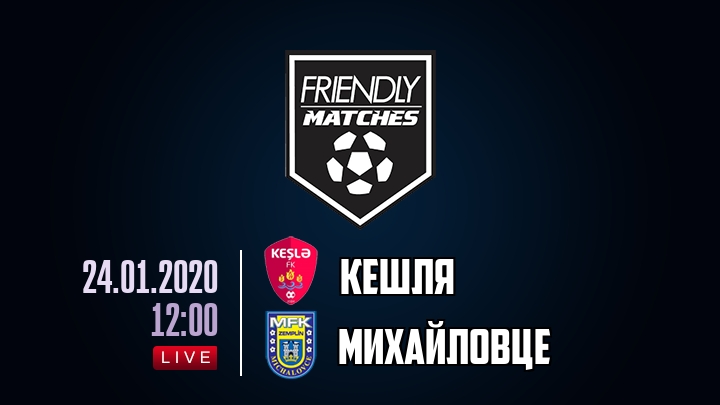 Кешля — Михайловце, смотреть онлайн 24 января 2020