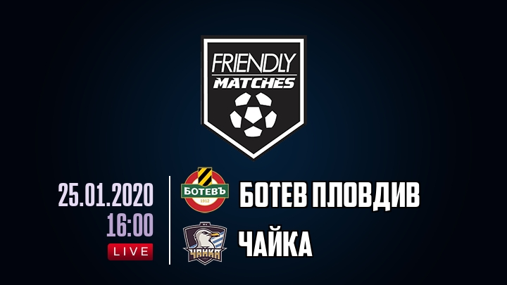 Ботев Пловдив — Чайка, смотреть онлайн 25 января 2020