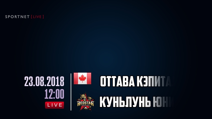 Оттава Кэпиталз — Куньлунь Юниор, смотреть онлайн 23 августа 2018
