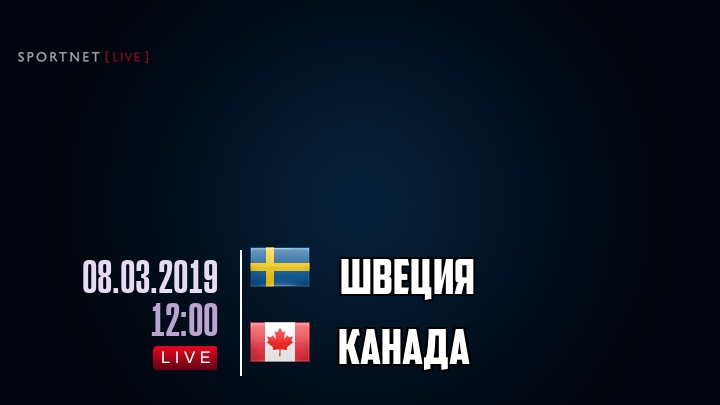 Швеция — Канада, смотреть онлайн 8 марта 2019