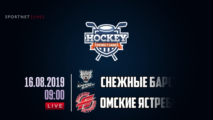Снежные Барсы — Омские Ястребы, смотреть онлайн 16 августа 2019
