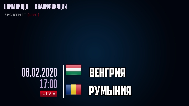 Венгрия - Румыния - смотреть онлайн 8 февраля 2020