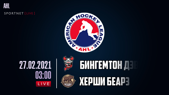 Бингемтон Дэвилз - Херши Беарз хайлайты 2021-02-27