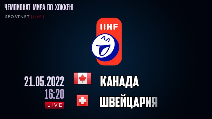 Канада - Швейцария хайлайты 2022-05-21