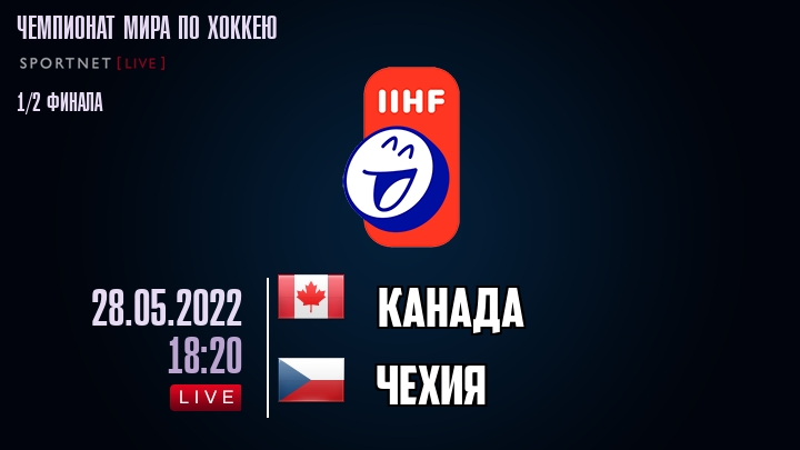 Канада - Чехия хайлайты 2022-05-28