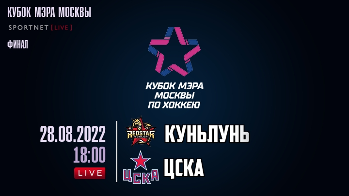 Куньлунь Ред Стар — ЦСКА, смотреть онлайн 28 августа 2022