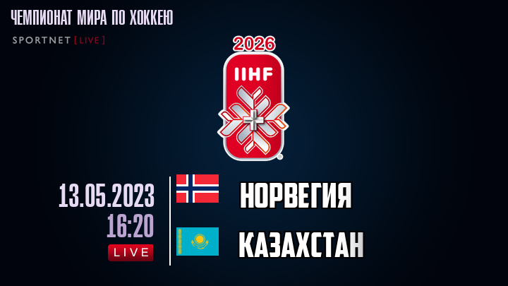 Норвегия - Казахстан хайлайты 2023-05-13