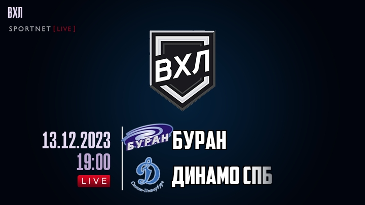 Буран - Динамо Спб хайлайты 2023-12-13