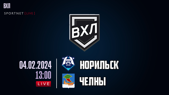 Норильск - Челны хайлайты 2024-02-04