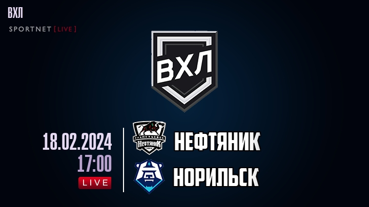 Нефтяник - Норильск хайлайты 2024-02-18