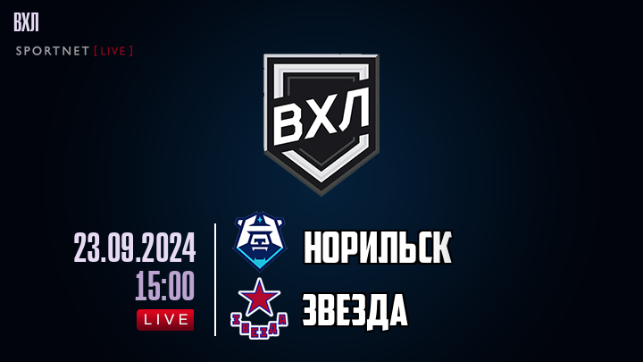 Норильск - Звезда хайлайты 2024-09-23