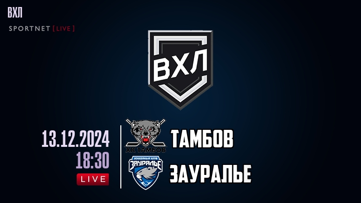 Тамбов - Зауралье хайлайты 2024-12-13