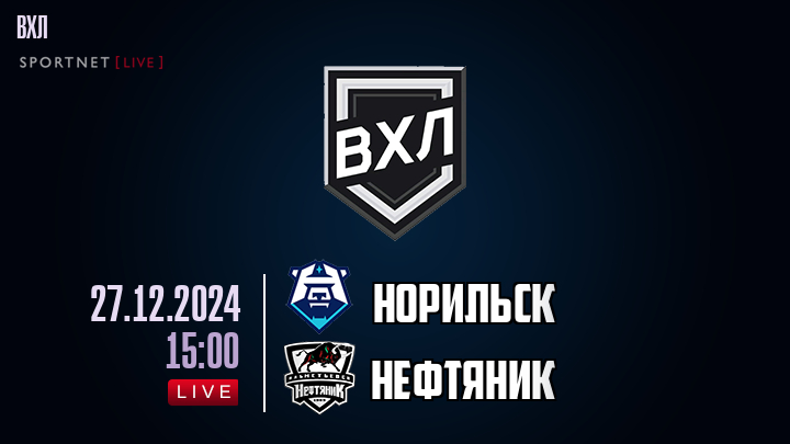 Норильск - Нефтяник хайлайты 2024-12-27