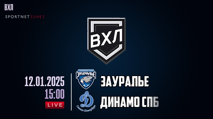 Зауралье - Динамо Спб хайлайты 2025-01-12