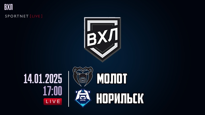 Молот - Норильск хайлайты 2025-01-14