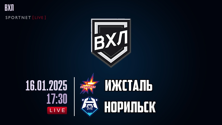 Ижсталь - Норильск хайлайты 2025-01-16