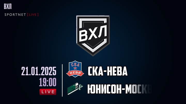 СКА-Нева - Юнисон-Москва хайлайты 2025-01-21