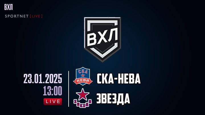 СКА-Нева - Звезда хайлайты 2025-01-23