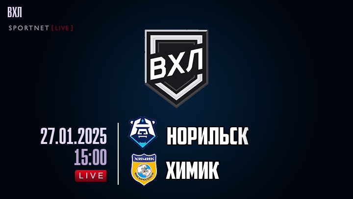 Норильск - Химик хайлайты 2025-01-27