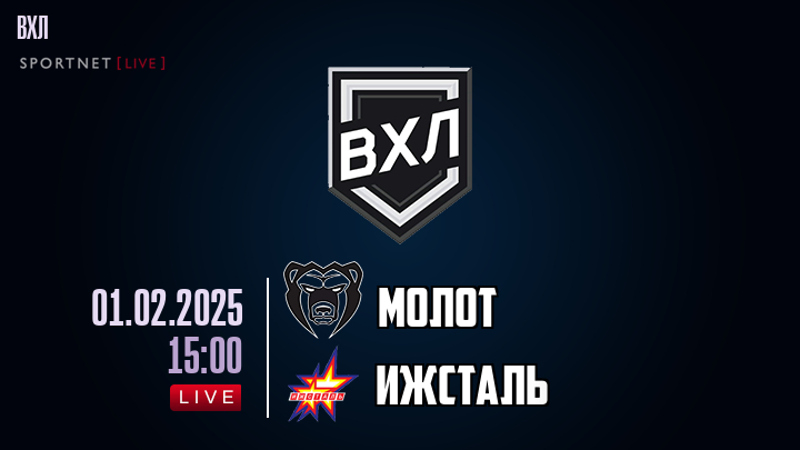 Молот - Ижсталь хайлайты 2025-02-01