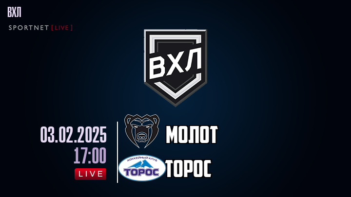 Молот - Торос хайлайты 2025-02-03