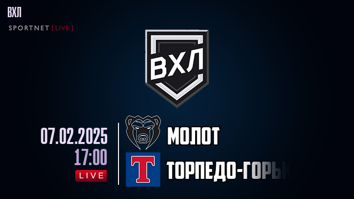 Молот - Торпедо-Горький хайлайты 2025-02-07