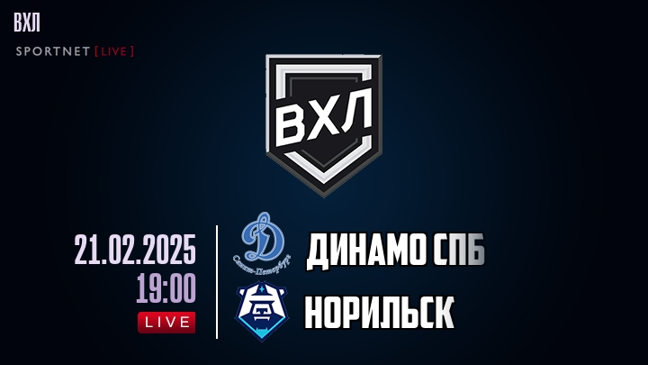 Динамо Спб - Норильск хайлайты 2025-02-21