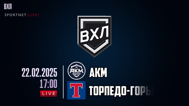 АКМ - Торпедо-Горький хайлайты 2025-02-22