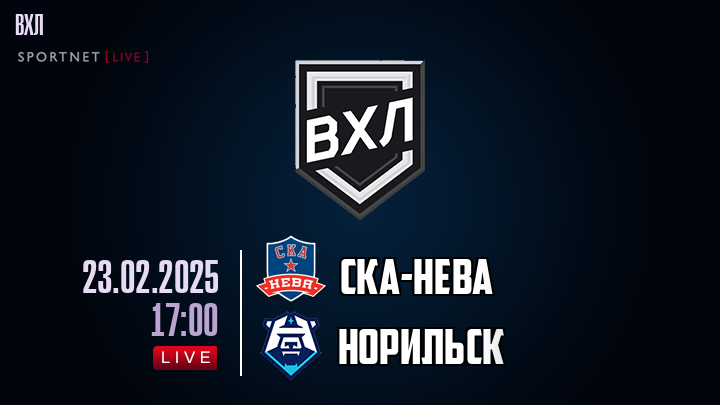 СКА-Нева - Норильск хайлайты 2025-02-23