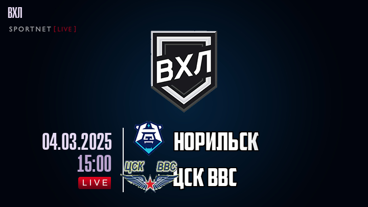 Норильск - ЦСК ВВС хайлайты 2025-03-04