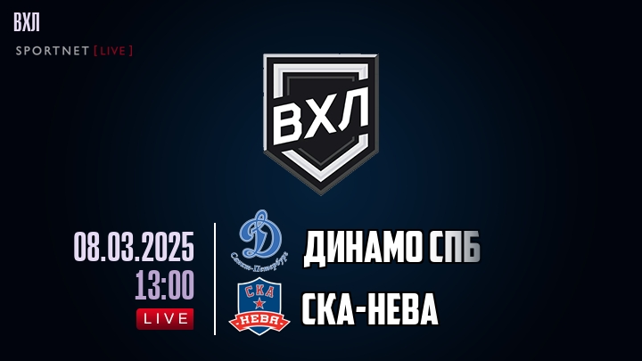 Динамо Спб - СКА-Нева хайлайты 2025-03-08