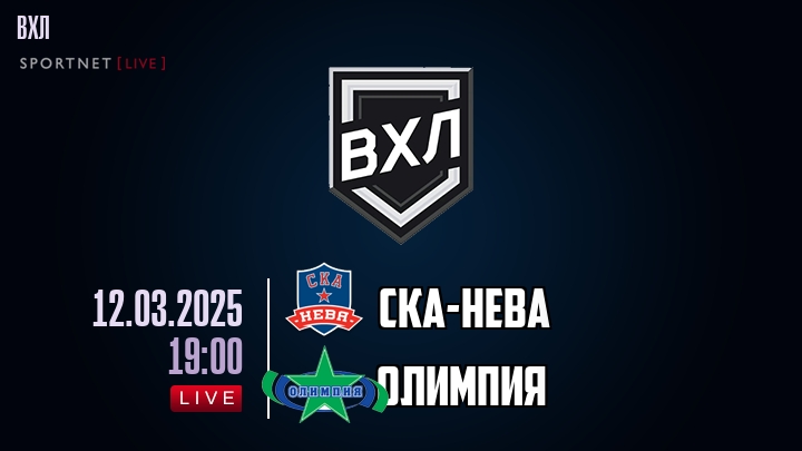 СКА-Нева - Олимпия хайлайты 2025-03-12