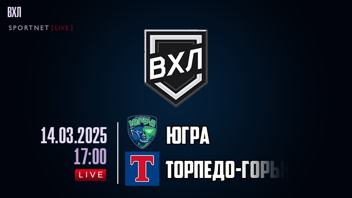 Югра - Торпедо-Горький хайлайты 2025-03-14