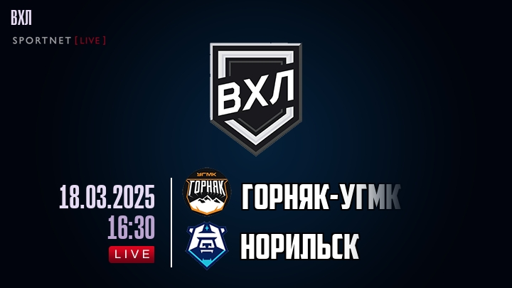 Горняк-УГМК - Норильск хайлайты 2025-03-18