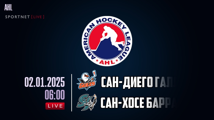 Сан-Диего Галлс - Сан-Хосе Барракуда хайлайты 2025-01-02