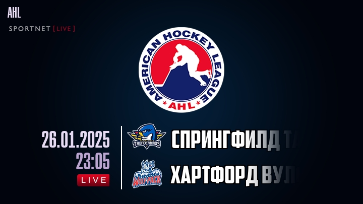 Спрингфилд Тандербердс - Хартфорд Вулф Пэк хайлайты 2025-01-26