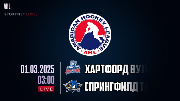 Хартфорд Вулф Пэк - Спрингфилд Тандербердс хайлайты 2025-03-01